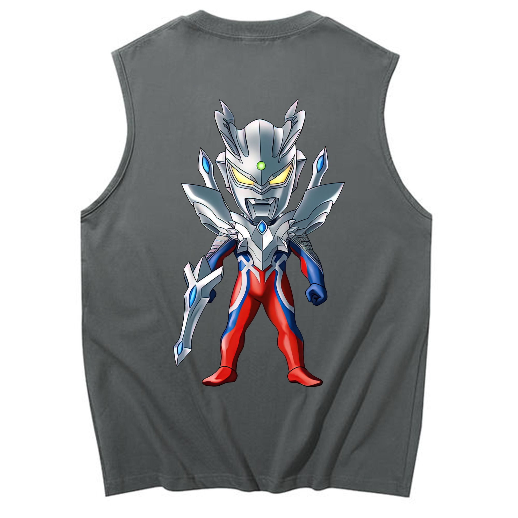（画像用） ウルトラマン Ultraman コットン100％タンクトップ（背面プリント）